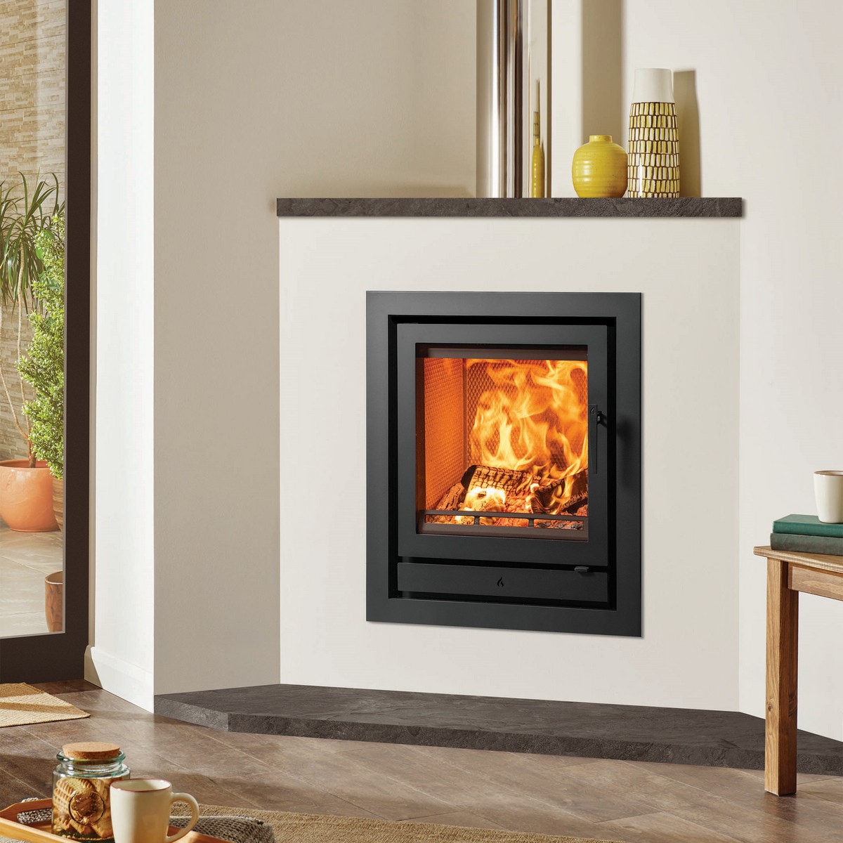 Large Inset Stoves Stovax Riva2 55 Woodburning Ecodesign Inset Stove | Direct Stoves