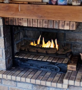ScandiFlames Freestanding Bioethanol Fire Grate XL - 80cm