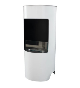 ScandiFlames Montgomery Freestanding Bioethanol Stove in White