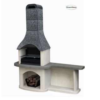 Sorrento Masonry BBQ with Side Table