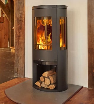 Opus Trio 5kW Wood Burning Stove