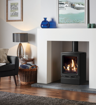 Gazco Vogue Midi Balanced Flue Gas Stove - LPG — Direct Stoves