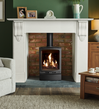 Gazco Vogue Midi Conventional Flue Gas Stove - LPG — Direct Stoves