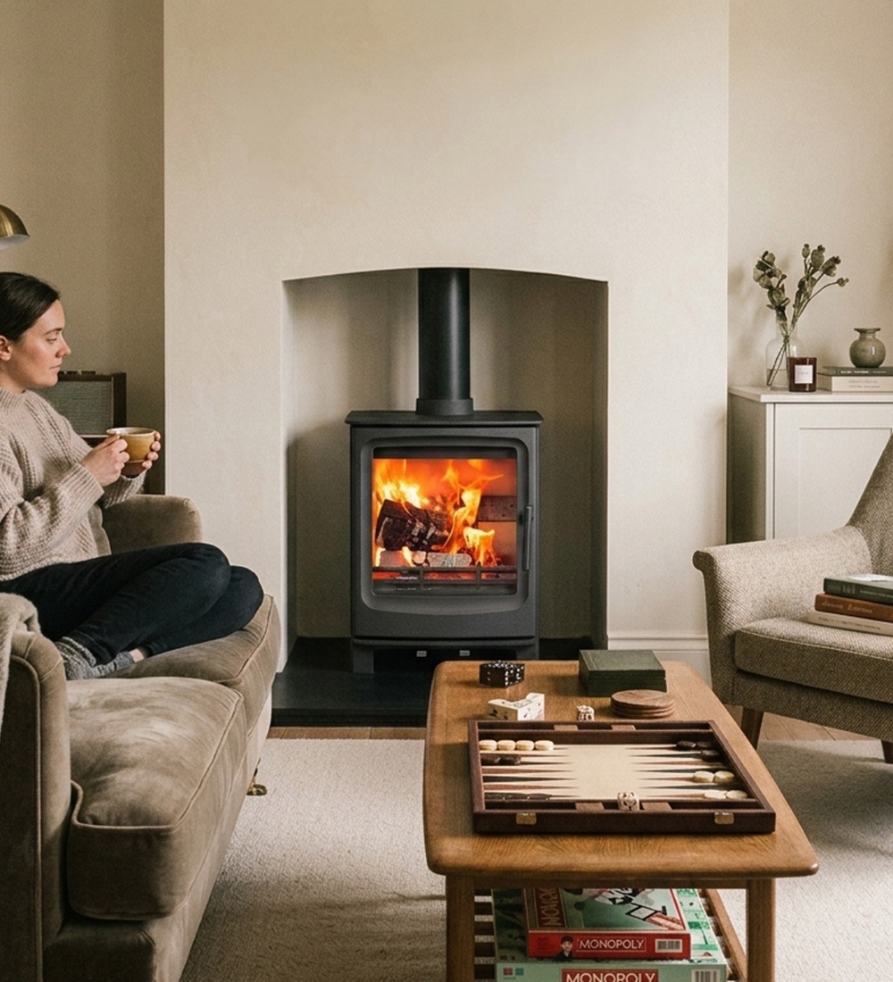 Woodford Carrington 5 Wood Burning / Multifuel Ecodesign Stove