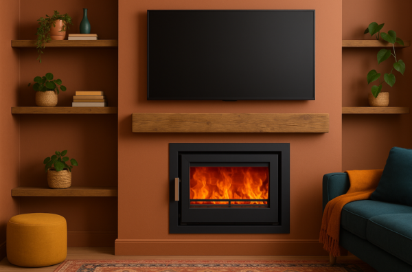 Can You Have a Media Wall with a Stove? How to Combine Modern Style and Safe Design