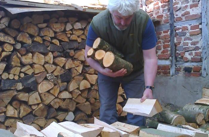 Finding Perfect Firewood Logs by Vincent Thurkettle