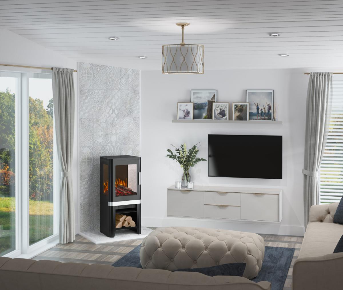 Introducing the 3 in 1 Vue Electric Stove from Broseley